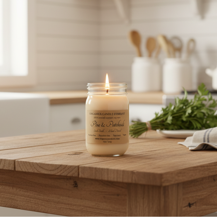 Pine & Patchouli - Mason - 12 oz