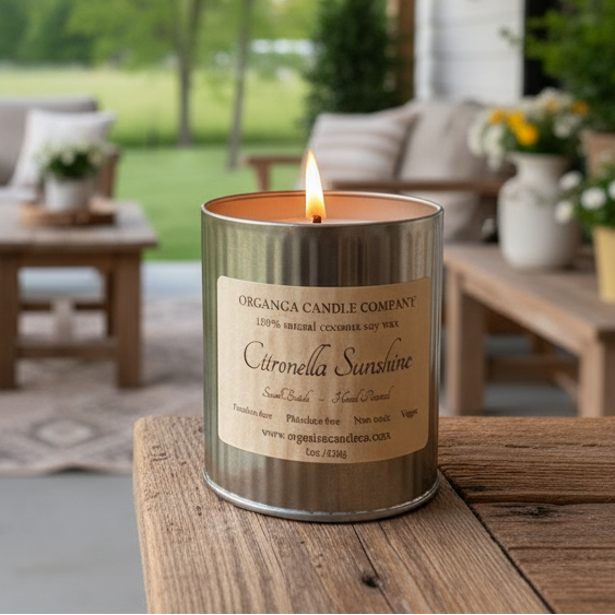 Citronella Sunshine - Metal Tins w/ Lid - 8 oz