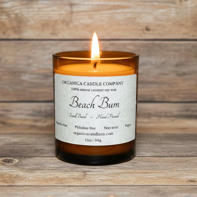 Beach Bum - Apothecary Jar w/Lid Double Wick - 12 oz