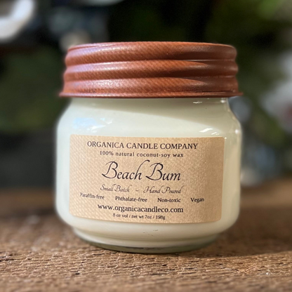 Beach Bum - Mason Jar - 8 oz