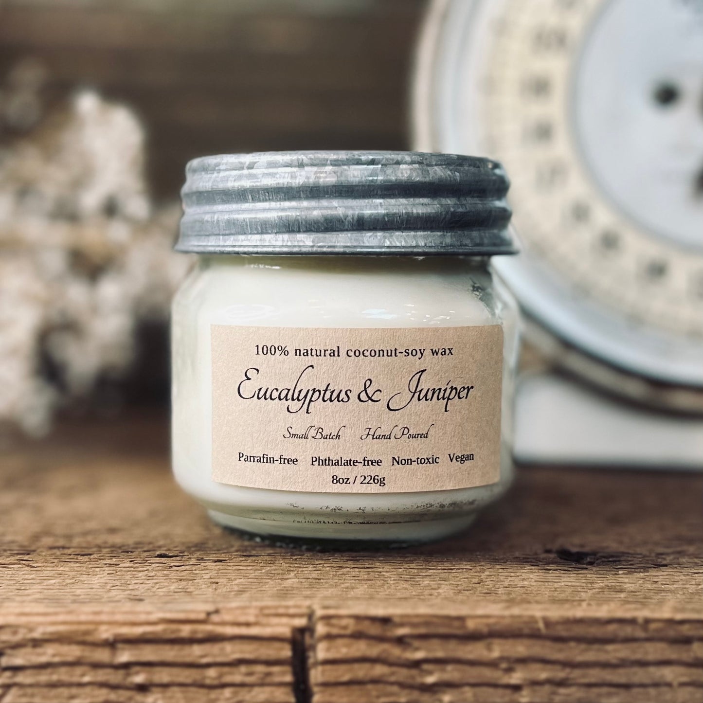 Eucalyptus & Juniper - Mason - 8 oz