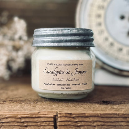Eucalyptus & Juniper - Mason - 8 oz
