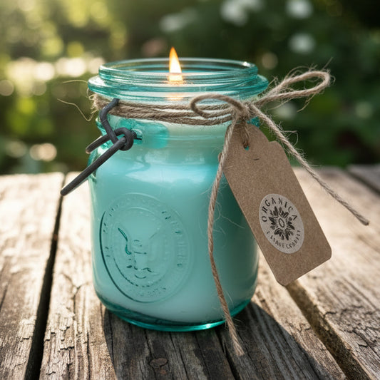 Vintage 1976 Bicentennial Mason Jar Candle