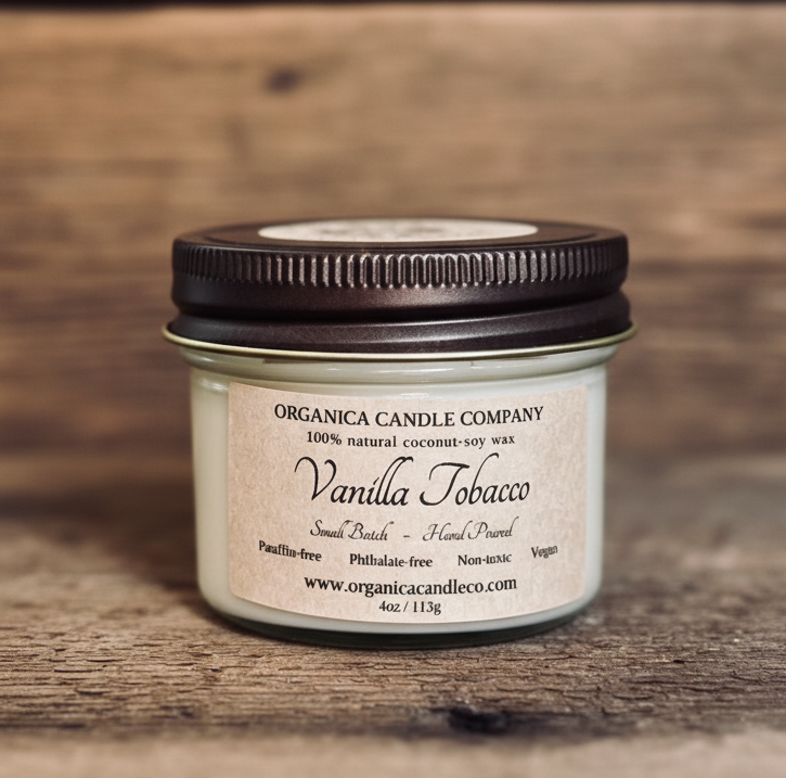 Vanilla Tobacco - Mason - 4 oz
