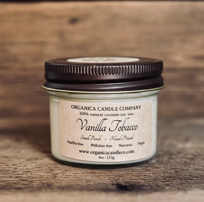 Vanilla Tobacco - Mason - 4 oz