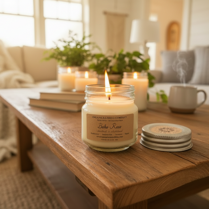 Boho Rose - Mason - 8 oz