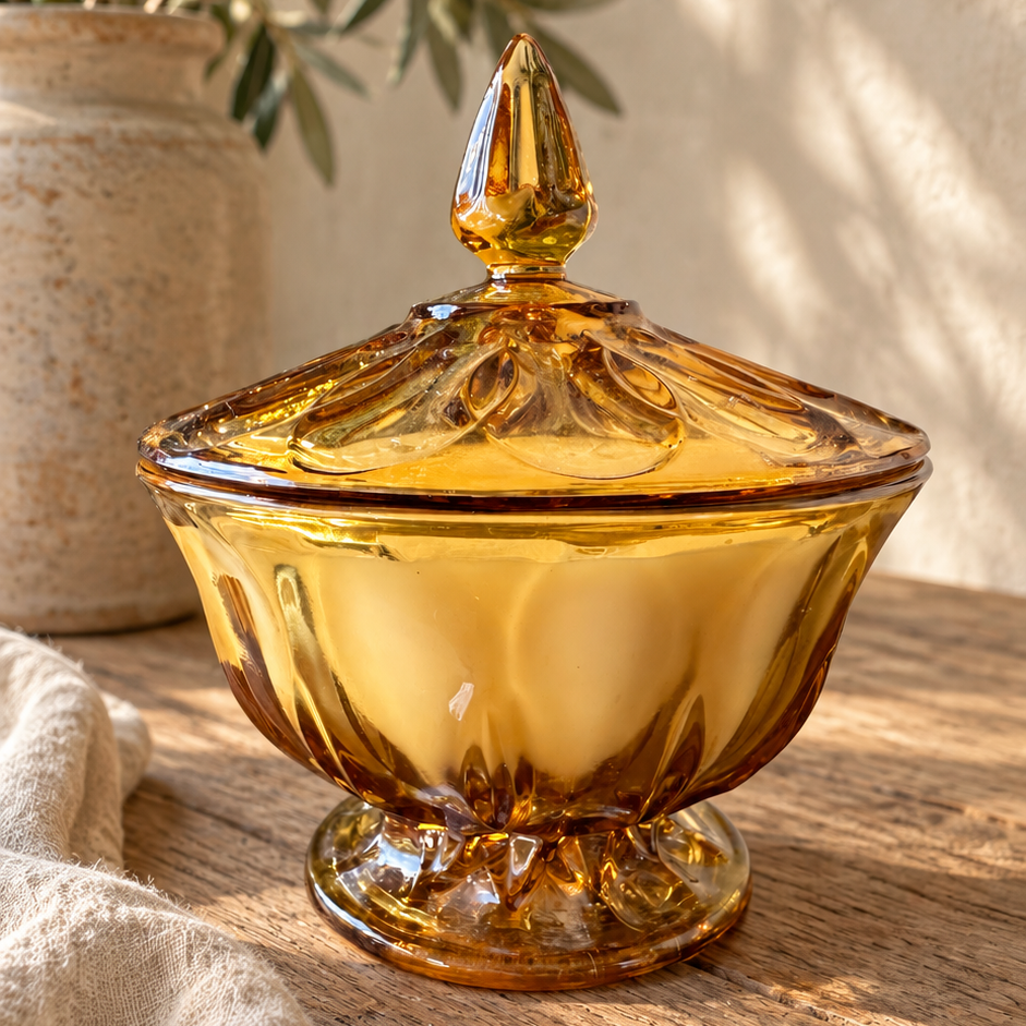Vintage Anchor Hocking Candy Dish