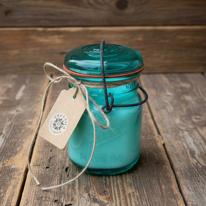 Vintage 1976 Bicentennial Mason Jar Candle