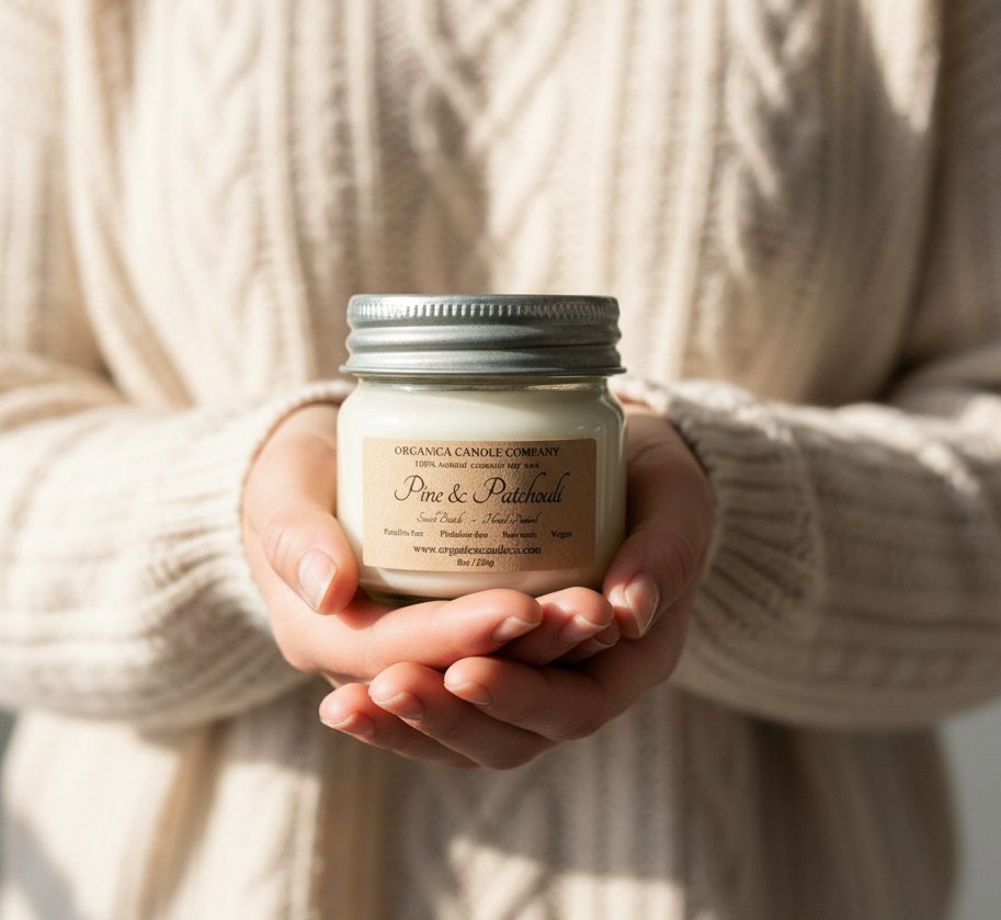 Pine & Patchouli - Mason - 8 oz