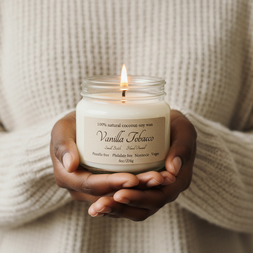 Vanilla Tobacco - Mason - 8 oz