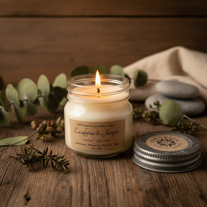 Eucalyptus & Juniper - Mason - 8 oz