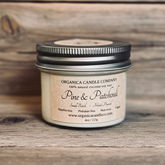 Pine & Patchouli - Mason - 4 oz