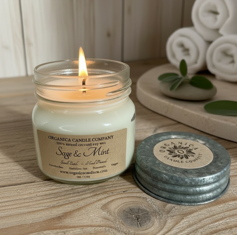 Sage & Mint - Mason - 8 oz