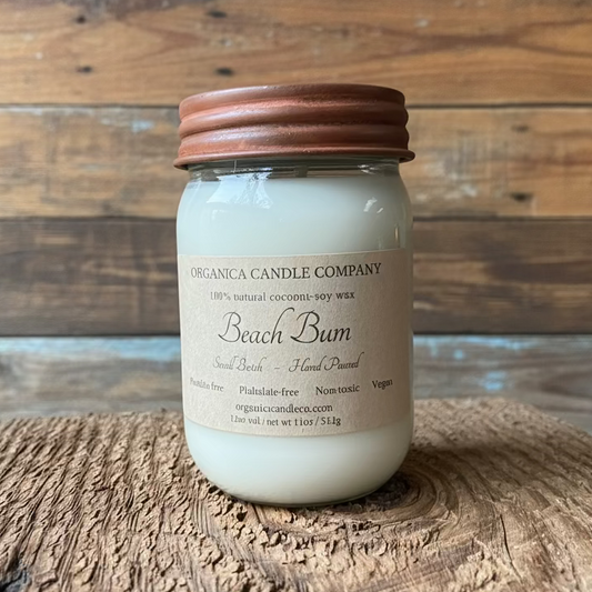 Beach Bum - Mason Jar - 12 oz