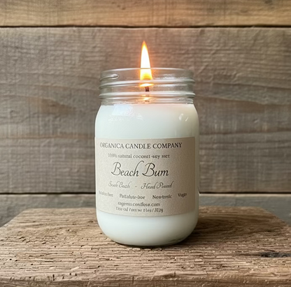 Beach Bum - Mason Jar - 12 oz