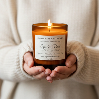 Sage & Mint - Apothecary Glass & Lid - 8 oz