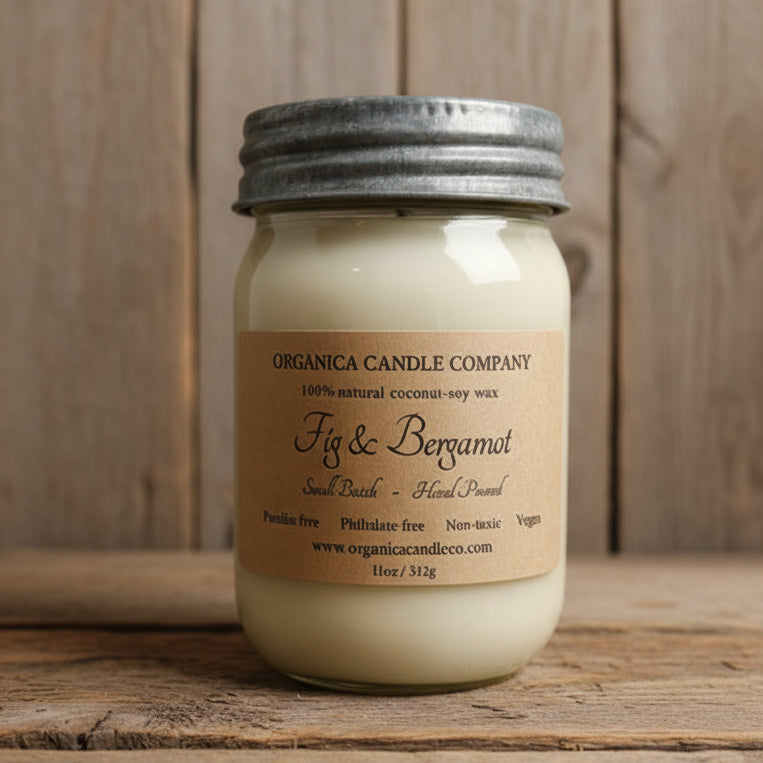 Fig & Bergamot - Mason - 12 oz