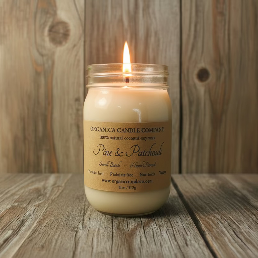 Pine & Patchouli - Mason - 12 oz