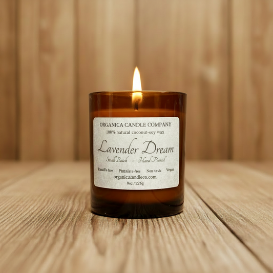 Lavender Dream - Apothecary Glass w/ Wood Lid - 8 oz