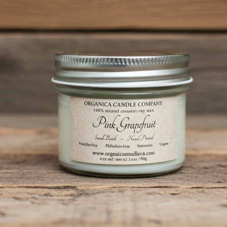 Pink Grapefruit - Mason Jar - 4 oz