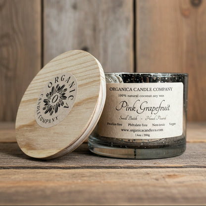 Pink Grapefruit - Mercury Jar w/ Triple Wick & Lid - 14 oz