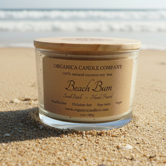 Beach Bum - Mercury Jar w/Lid Triple Wick - 14 oz
